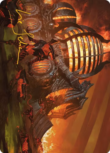 Urabrask's Forge Art Card (Gold-Stamped Signature) (37), Art Series: Phyrexia: All Will Be One — Magic card price