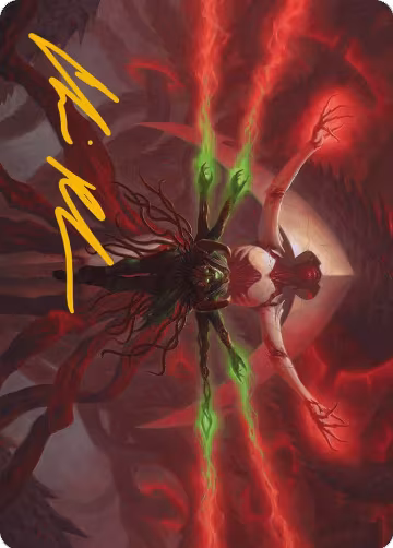 All Will Be One Art Card (Gold-Stamped Signature) (25), Art Series: Phyrexia: All Will Be One — Magic card price