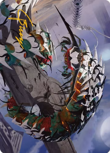 Atraxa's Skitterfang Art Card (Gold-Stamped Signature) (55), Art Series: Phyrexia: All Will Be One — Magic card price