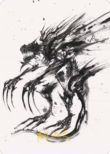 Phyrexian Obliterator Art Card (Gold-Stamped Signature) (71), Art Series: Phyrexia: All Will Be One — Magic card price