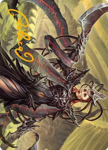 Testament Bearer Art Card (Gold-Stamped Signature) (23), Art Series: Phyrexia: All Will Be One — Magic card price