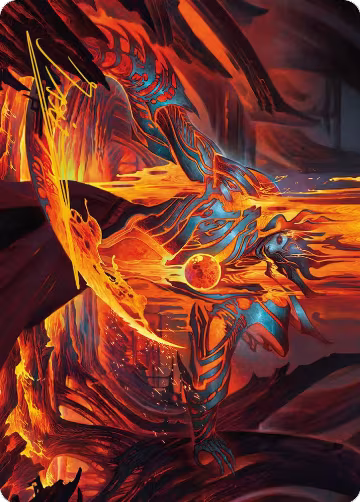 Free From Flesh Art Card (Gold-Stamped Signature) (27), Art Series: Phyrexia: All Will Be One — Magic card price