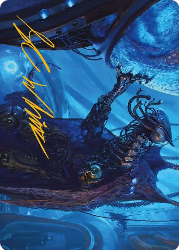 Atmosphere Surgeon Art Card (Gold-Stamped Signature) (12), Art Series: Phyrexia: All Will Be One — Magic card price