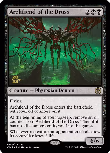 Archfiend of the Dross (82), Prerelease Cards — Magic card price