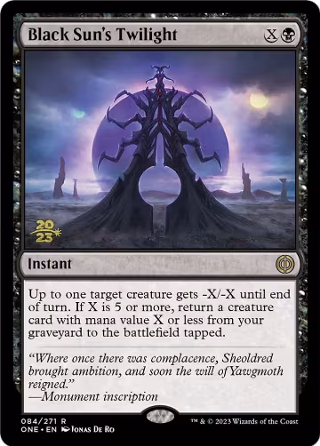 Black Sun's Twilight (84), Prerelease Cards — Magic card price
