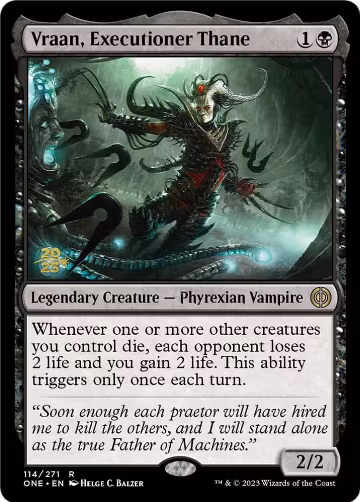 Vraan, Executioner Thane (114), Prerelease Cards — Magic card price