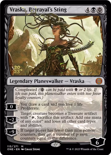Vraska, Betrayal's Sting (115), Prerelease Cards — Magic card price