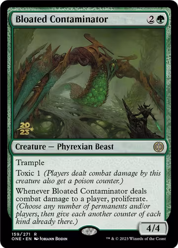 Bloated Contaminator (159), Prerelease Cards — Magic card price