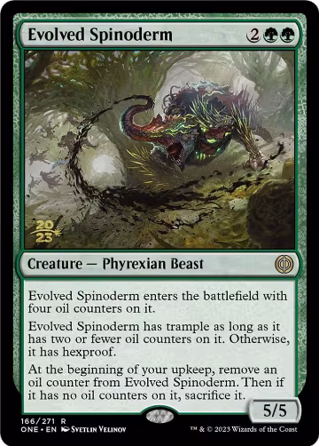 Evolved Spinoderm (166), Prerelease Cards — Magic card price