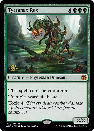 Tyrranax Rex (189), Prerelease Cards — Magic card price
