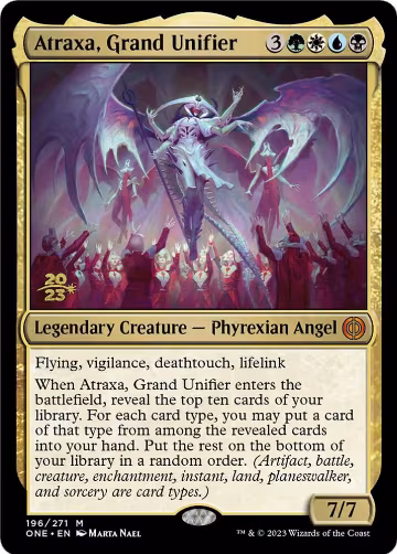Atraxa, Grand Unifier (196), Prerelease Cards — Magic card price