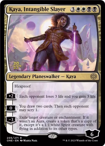Kaya, Intangible Slayer (205), Prerelease Cards — Magic card price