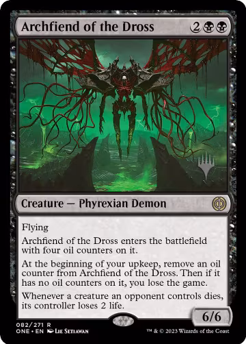 Archfiend of the Dross (82), Promo Pack: Phyrexia: All Will Be One — Magic card price