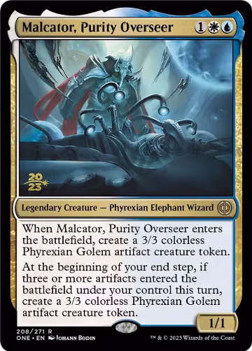 Malcator, Purity Overseer (208), Prerelease Cards — Magic card price