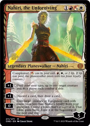 Nahiri, the Unforgiving (211), Prerelease Cards — Magic card price