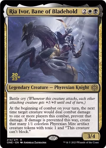 Ria Ivor, Bane of Bladehold (214), Prerelease Cards — Magic card price