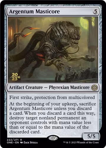 Argentum Masticore (222), Prerelease Cards — Magic card price