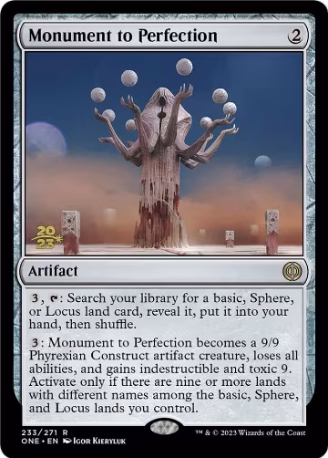 Monument to Perfection (233), Prerelease Cards — Magic card price