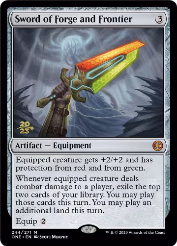 Sword of Forge and Frontier (244), Prerelease Cards — Magic card price
