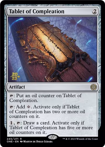 Tablet of Compleation (245), Prerelease Cards — Magic card price