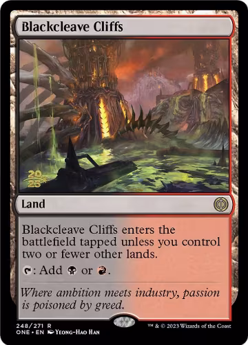 Blackcleave Cliffs (248), Prerelease Cards — Magic card price