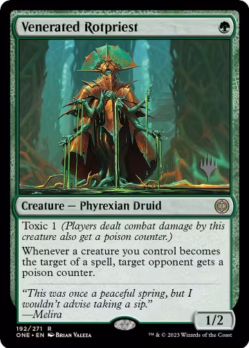 Venerated Rotpriest (192), Promo Pack: Phyrexia: All Will Be One — Magic card price