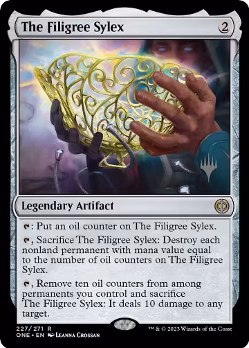 The Filigree Sylex (227), Promo Pack: Phyrexia: All Will Be One — Magic card price