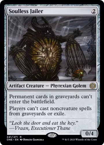 Soulless Jailer (241), Promo Pack: Phyrexia: All Will Be One — Magic card price