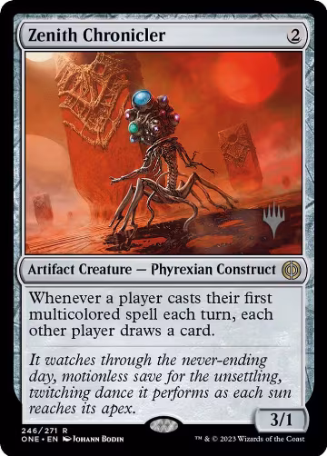 Zenith Chronicler (246), Promo Pack: Phyrexia: All Will Be One — Magic card price