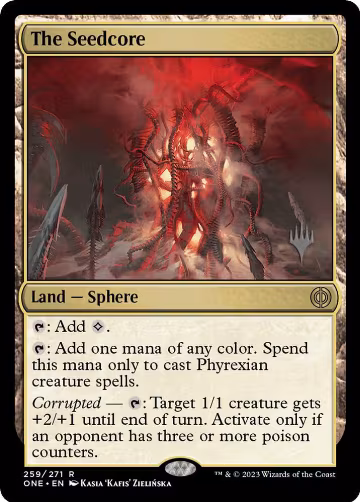 The Seedcore (259), Promo Pack: Phyrexia: All Will Be One — Magic card price