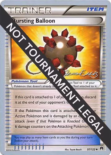 Bursting Balloon - 2016 (Jesper Eriksen) (97/122), World Championship Decks — Pokémon card price