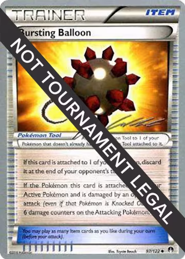 Bursting Balloon - 2016 (Cody Walinski) (97/122), World Championship Decks — Pokémon card price