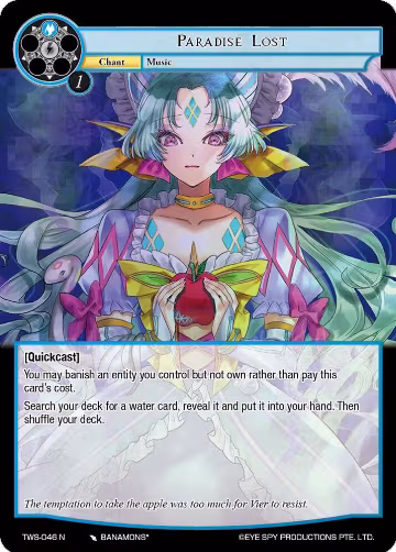 Paradise Lost (TWS-046 N), The War of the Suns — Force of Will card price