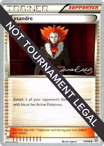 Lysandre - 2016 (Jesper Eriksen) (78/98), World Championship Decks — Pokémon card price