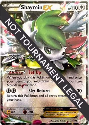 Shaymin EX - 2016 (Jesper Eriksen) (77/108), World Championship Decks — Pokémon card price