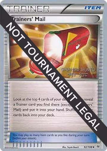 Trainers' Mail - 2016 (Shunto Sadahiro) (92/108), World Championship Decks — Pokémon card price