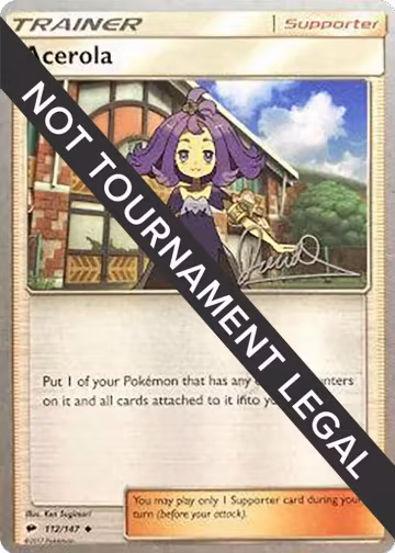 Acerola - 2017 (Diego Cassiraga) (112/147), World Championship Decks — Pokémon card price