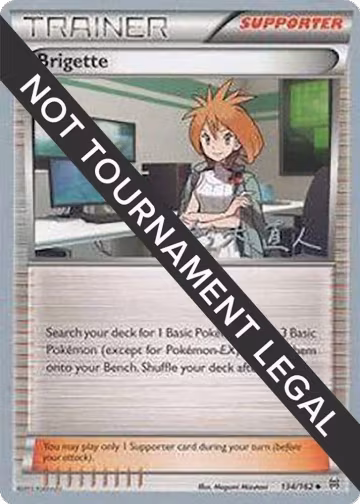 Brigette - 2017 (Naoto Suzuki) (134/162), World Championship Decks — Pokémon card price