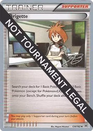 Brigette - 2017 (Zachary Bokhari) (134/162), World Championship Decks — Pokémon card price