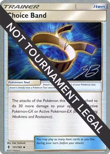 Choice Band - 2017 (Zachary Bokhari) (121/145), World Championship Decks — Pokémon card price
