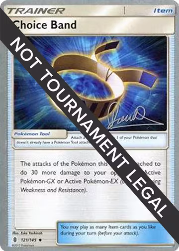 Choice Band - 2017 (Diego Cassiraga) (121/145), World Championship Decks — Pokémon card price