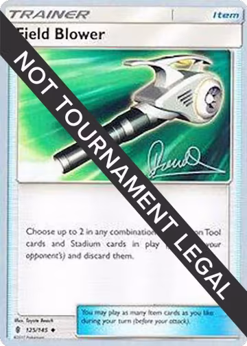 Field Blower - 2017 (Diego Cassiraga) (125/145), World Championship Decks — Pokémon card price