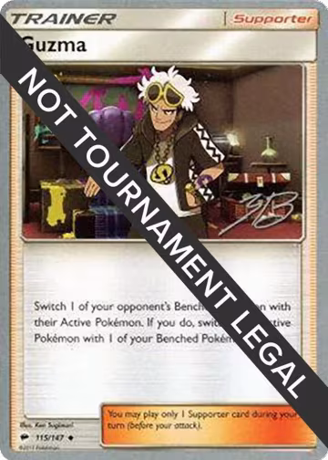 Guzma - 2017 (Zachary Bokhari) (115/147), World Championship Decks — Pokémon card price