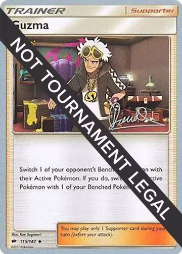 Guzma - 2017 (Diego Cassiraga) (115/147), World Championship Decks — Pokémon card price