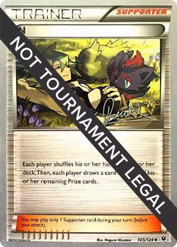 N - 2017 (Diego Cassiraga) (105/124), World Championship Decks — Pokémon card price