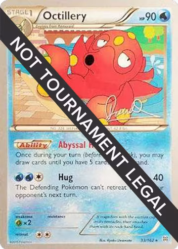 Octillery - 2017 (Diego Cassiraga) (33/162), World Championship Decks — Pokémon card price
