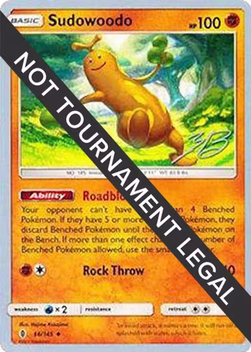 Sudowoodo - 2017 (Zachary Bokhari) (66/145), World Championship Decks — Pokémon card price