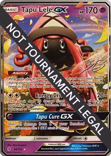 Tapu Lele GX - 2017 (Zachary Bokhari) (60/145), World Championship Decks — Pokémon card price