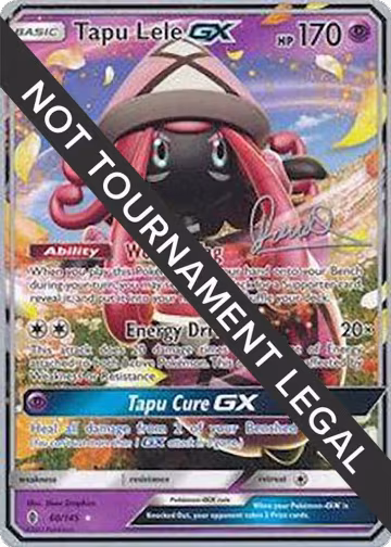 Tapu Lele GX - 2017 (Diego Cassiraga) (60/145), World Championship Decks — Pokémon card price