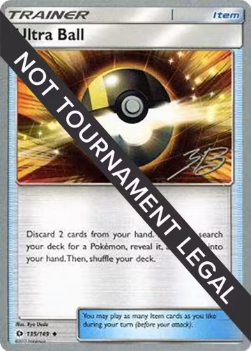 Ultra Ball - 2017 (Zachary Bokhari) (135/124), World Championship Decks — Pokémon card price